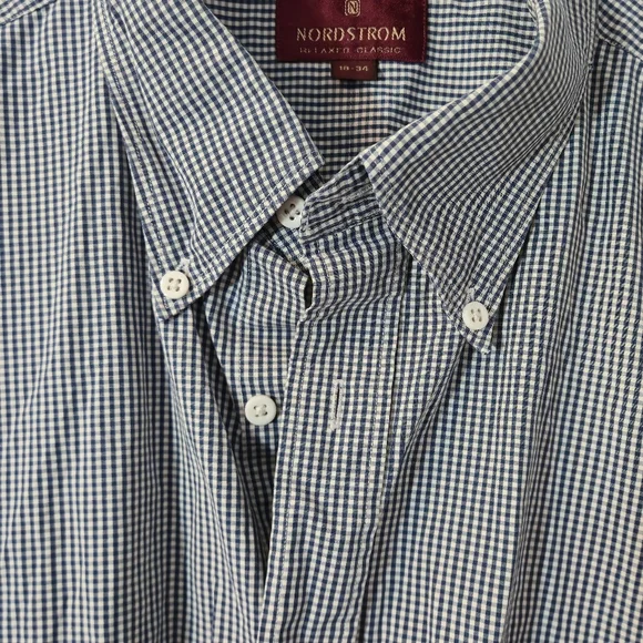 Nordstrom Relaxed Classic 2-Ply Cotton Button Down Shirt Bundle Size 18-34 - Picture 3 of 16